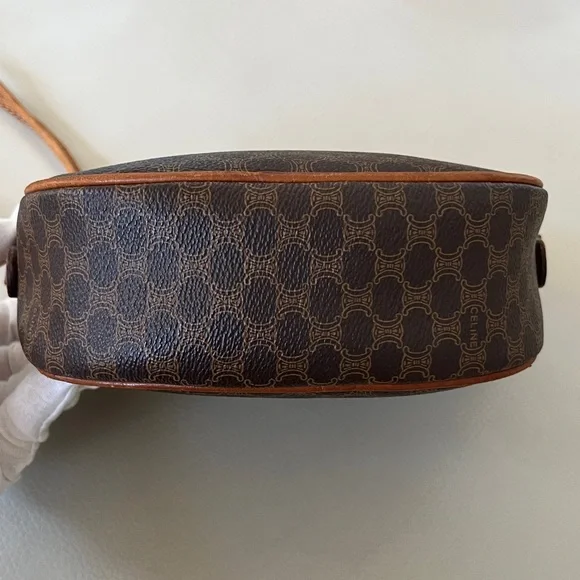 Celine Vintage Brown & Tan Monogram Crossbody Bag - Picture 12 of 12